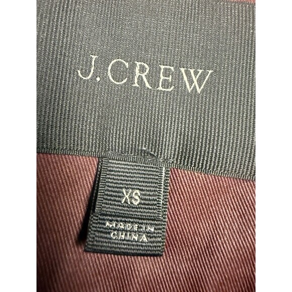 J. Crew Womens Size XS Deep Burgundy The Downtown Field Jacket Style 19034 - Picture 6 of 8